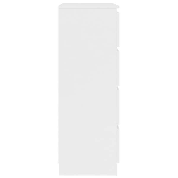  Sideboard Weiß 60x35x98,5 cm Holzwerkstoff