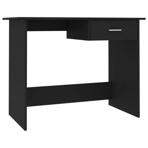  Schreibtisch Schwarz 100×50×76 cm Holzwerkstoff
