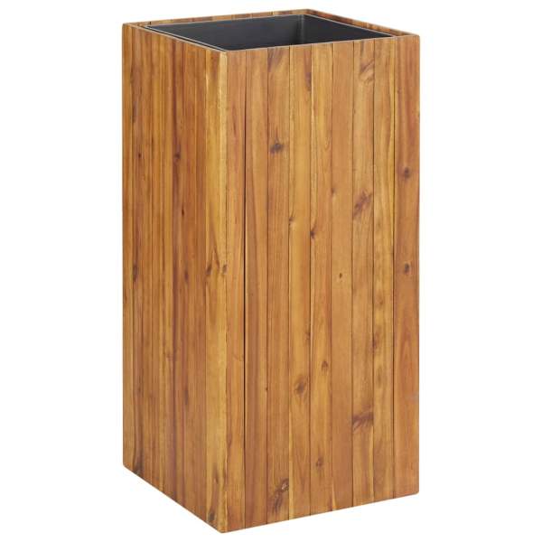  Pflanzkübel 43,5 x 43,5 x 90 cm Massivholz Akazie  