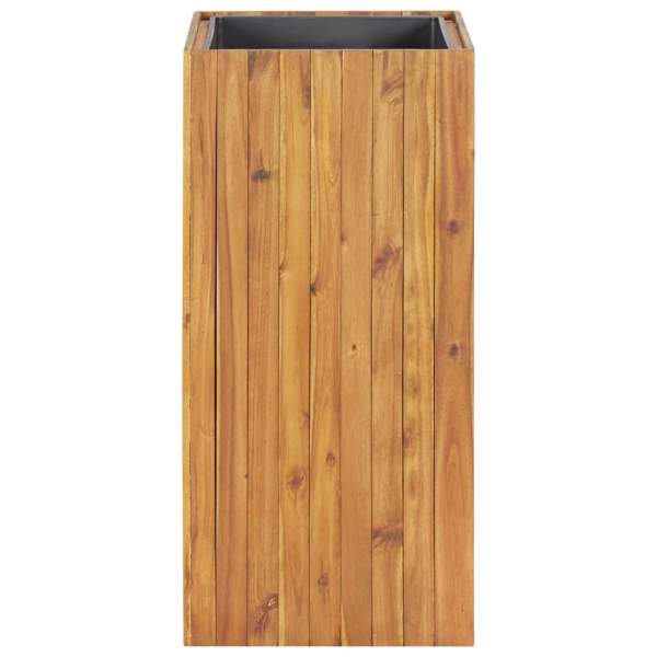  Pflanzkübel 43,5 x 43,5 x 90 cm Massivholz Akazie  