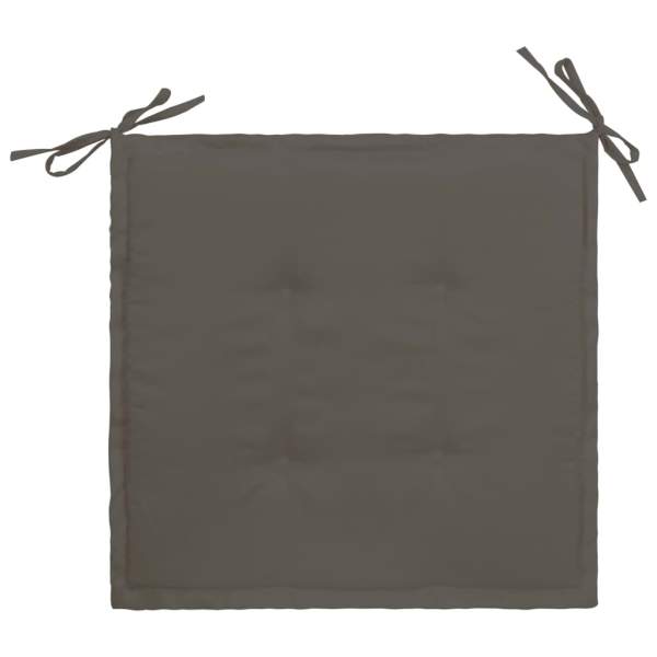  Gartenstuhl-Kissen 4 Stk. Anthrazit 40x40x3 cm Oxford-Gewebe