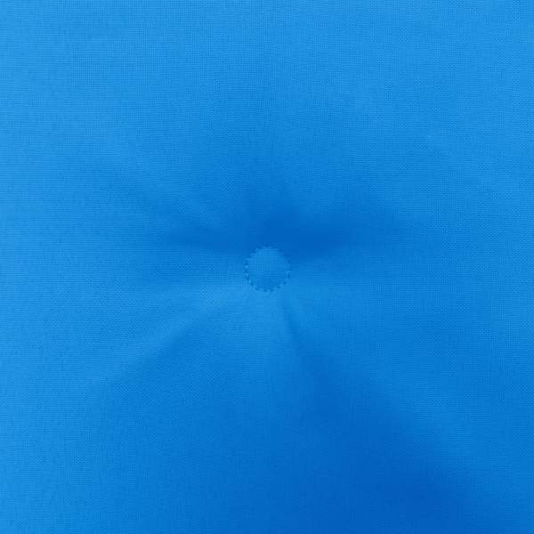  Gartenstuhl-Kissen 2 Stk. Blau 50x50x3 cm Oxford-Gewebe