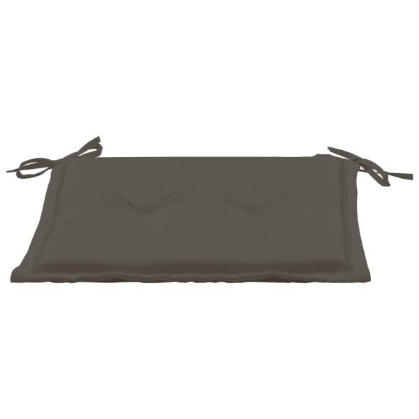  Gartenstuhl-Kissen 2 Stk. Anthrazit 50x50x3 cm Oxford-Gewebe