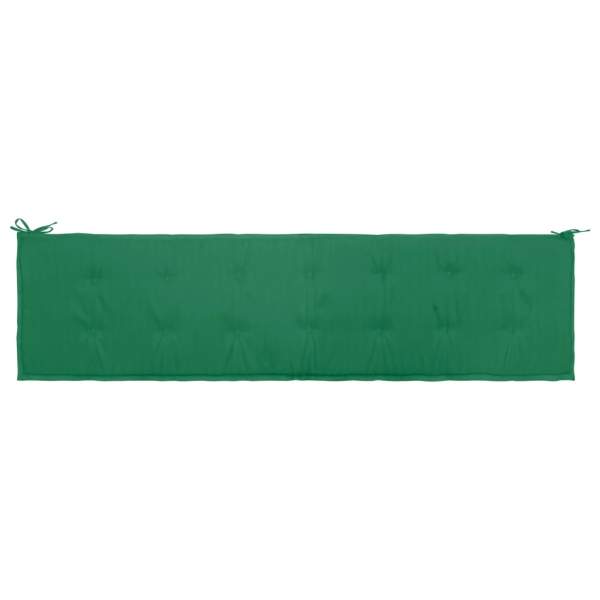  Gartenbank-Auflage Grün 200x50x3 cm Oxford-Gewebe