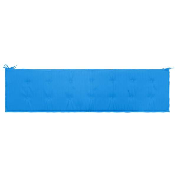  Gartenbank-Auflage Blau 200x50x3 cm Oxford-Gewebe
