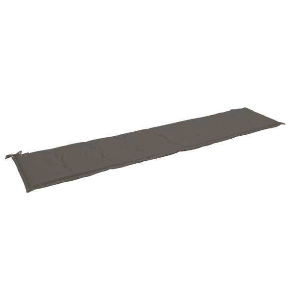  Gartenbank-Auflage Anthrazit 200x50x3 cm Oxford-Gewebe