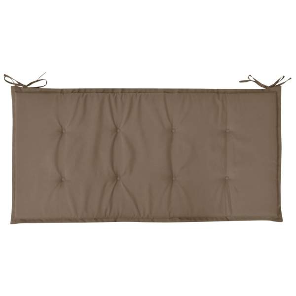  Gartenbank-Auflage Taupe 100x50x3 cm Oxford-Gewebe