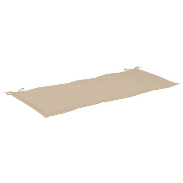  Gartenbank-Auflage Beige 150x50x3 cm Oxford-Gewebe