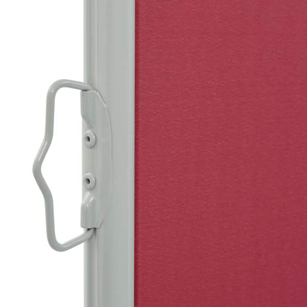  Ausziehbare Seitenmarkise 100x300 cm Rot