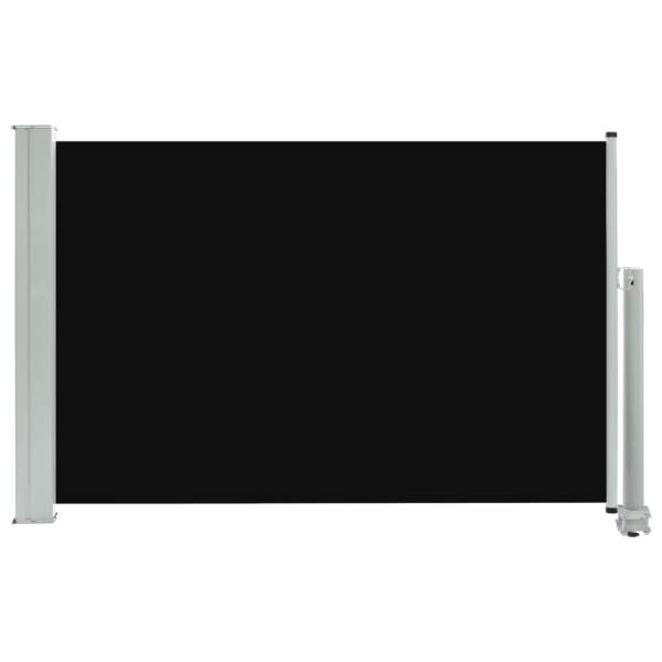  Ausziehbare Seitenmarkise 60×300 cm Schwarz