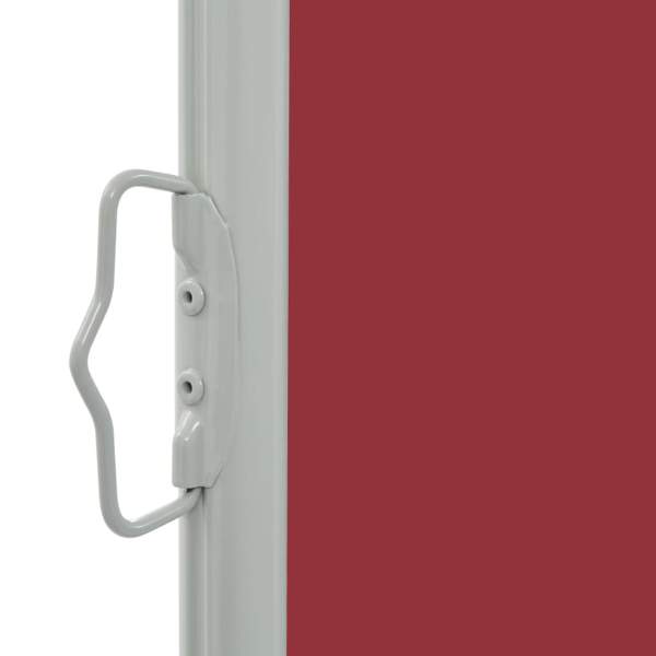  Ausziehbare Seitenmarkise 80×300 cm Rot