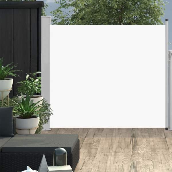  Ausziehbare Seitenmarkise 100x300 cm Creme