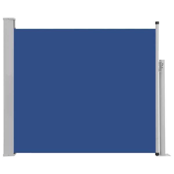  Ausziehbare Seitenmarkise 100x300 cm Blau