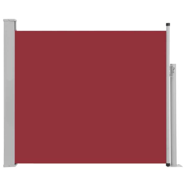  Ausziehbare Seitenmarkise 100x300 cm Rot