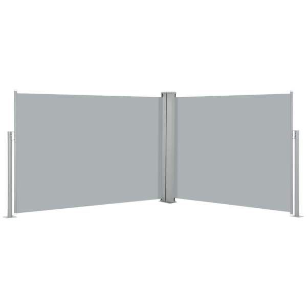  Ausziehbare Seitenmarkise Anthrazit 100 x 1000 cm