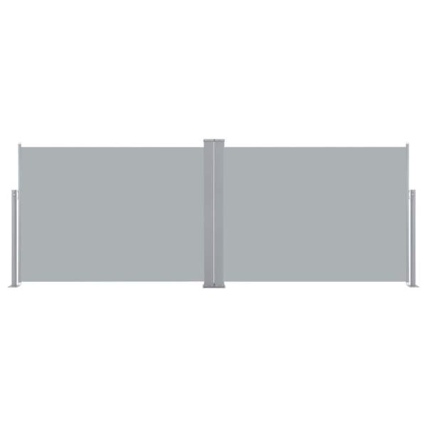  Ausziehbare Seitenmarkise Anthrazit 100 x 1000 cm