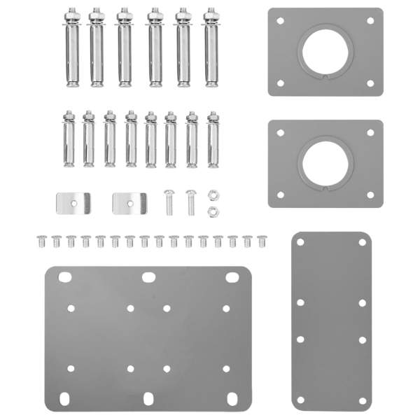  Ausziehbare Seitenmarkise Anthrazit 100 x 1000 cm