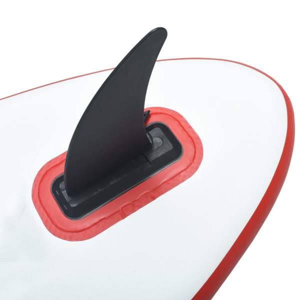  Mittelflosse für SUP-Board 18,3 x 21,2 cm Kunststoff Schwarz