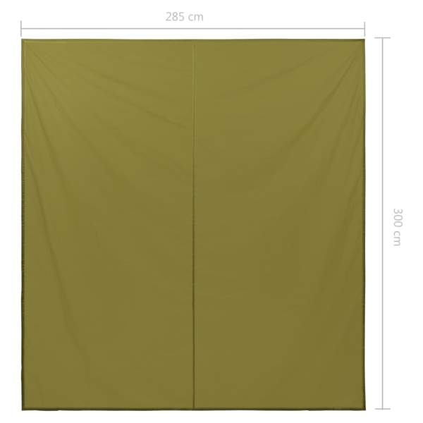  Outdoor-Tarp 3x2,85 m Grün