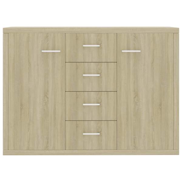  Sideboard Sonoma-Eiche 88x30x65 cm Holzwerkstoff