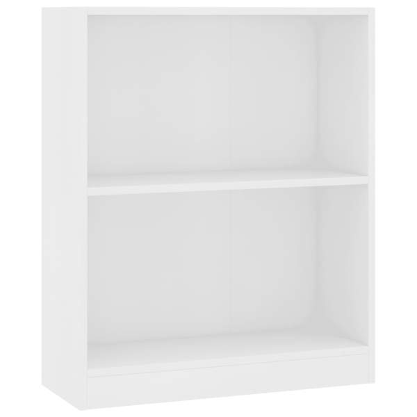  Bücherregal Weiß 60x24x76 cm Holzwerkstoff