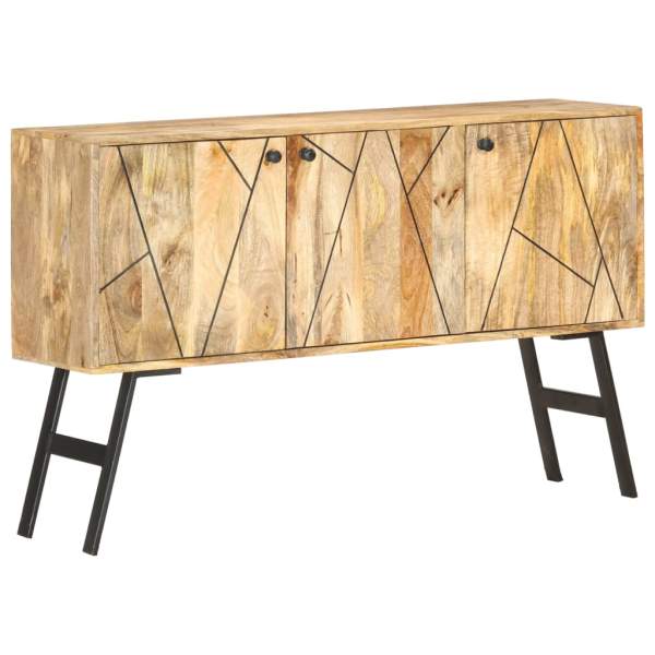  Sideboard 118x30x75 cm Massivholz Mango