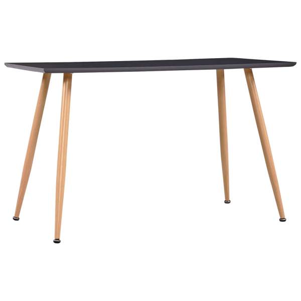  Esstisch Grau und Eichefarben 120×60×74 cm MDF