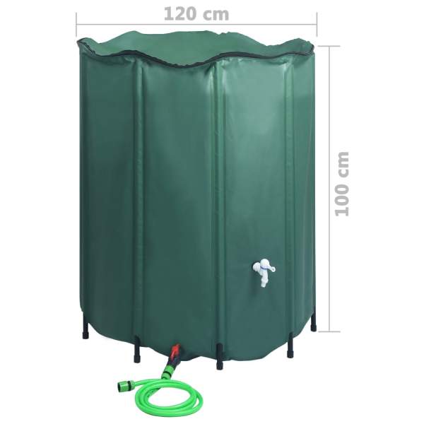  Regenwassertank Faltbar mit Hahn 1000 L