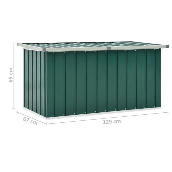  Gartenbox Grün 129 x 67 x 65 cm