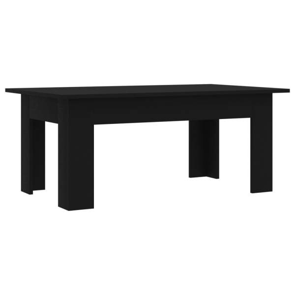  Couchtisch Schwarz 100x60x42 cm Holzwerkstoff