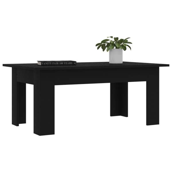  Couchtisch Schwarz 100x60x42 cm Holzwerkstoff