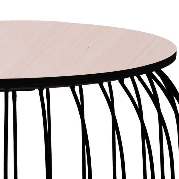  Couchtische 3 Stk. Schwarz