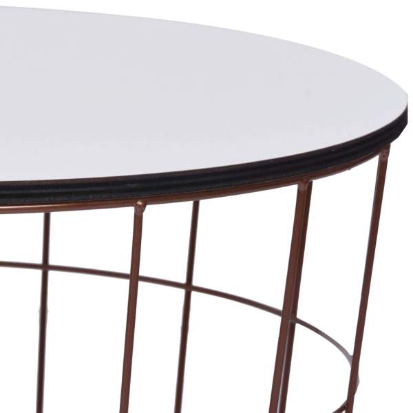  Couchtisch Golden Ø 40 cm