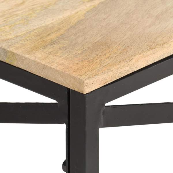  Couchtisch 68 x 68 x 35 cm Massivholz Mango