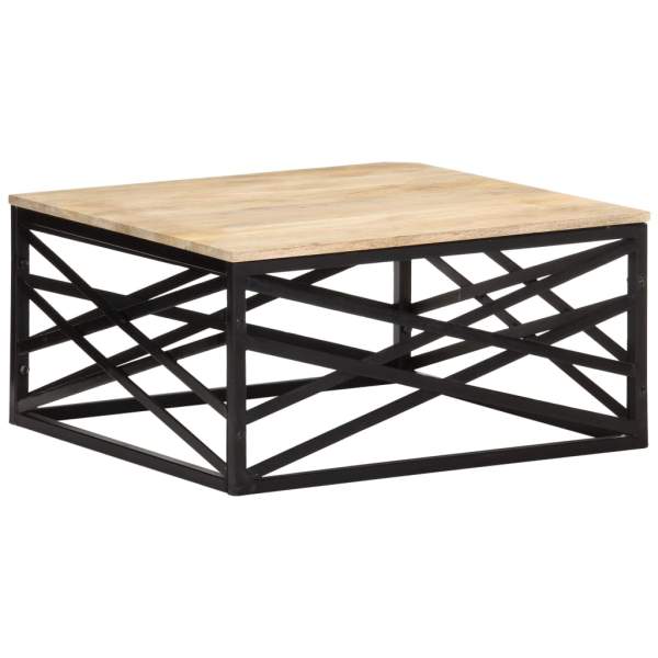  Couchtisch 68 x 68 x 35 cm Massivholz Mango