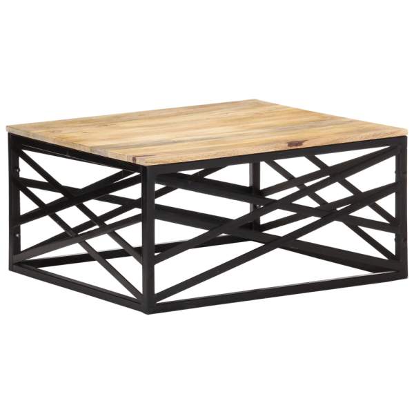  Couchtisch 68 x 68 x 35 cm Massivholz Mango