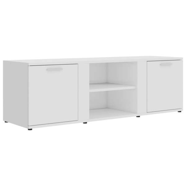  TV-Schrank Hochglanz-Weiß 120x34x37 cm Holzwerkstoff