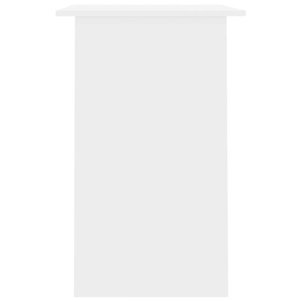  Schreibtisch Hochglanz-Weiß 90x50x74 cm Holzwerkstoff