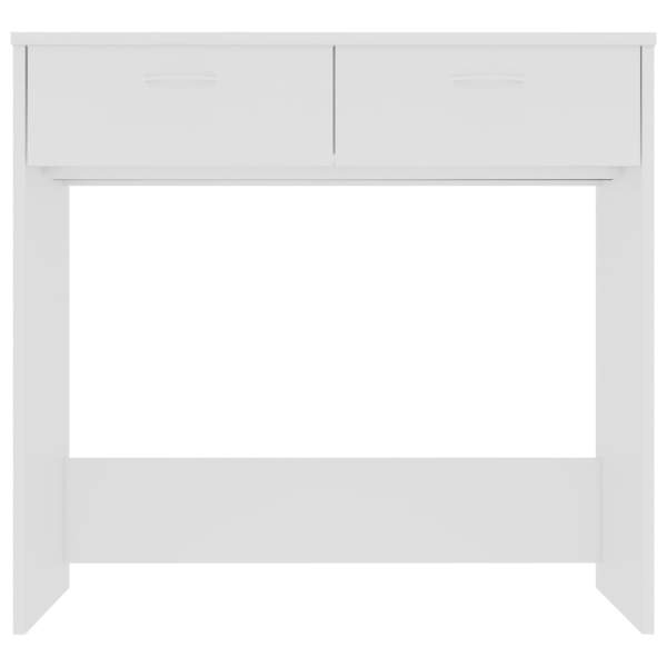  Schreibtisch Weiß 80×40×75 cm Holzwerkstoff