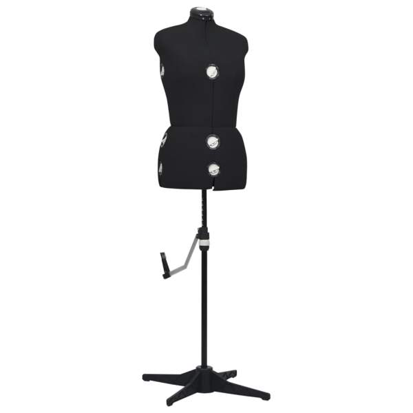 Schneiderpuppe Verstellbar Weiblich Schwarz M Größe 40-46