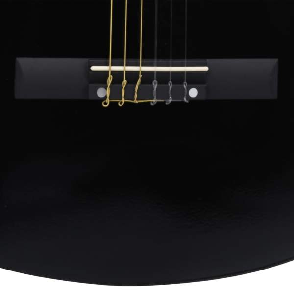  Western Akustik Cutaway Gitarre mit 6 Saiten Schwarz 38"