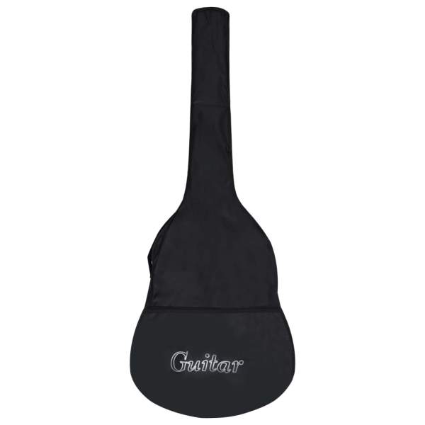  Gitarrentasche für 4/4 Klassikgitarre Schwarz 100x37 cm Stoff