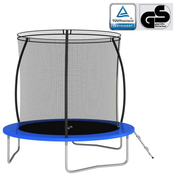  Trampolin-Set Rund 244×55 cm 100 kg