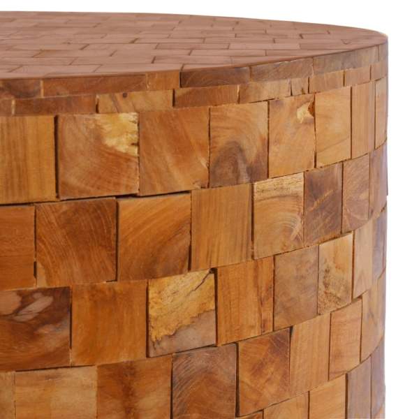  Couchtisch 60x60x35 cm Teak Massivholz
