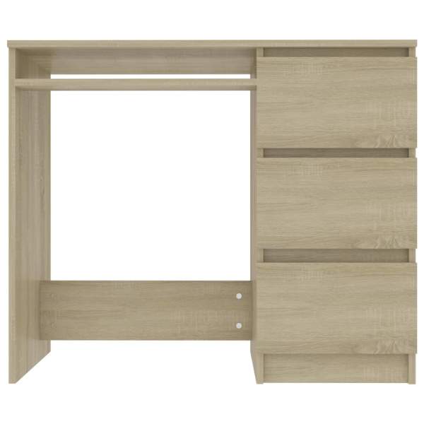  Schreibtisch Sonoma-Eiche 90x45x76 cm Holzwerkstoff