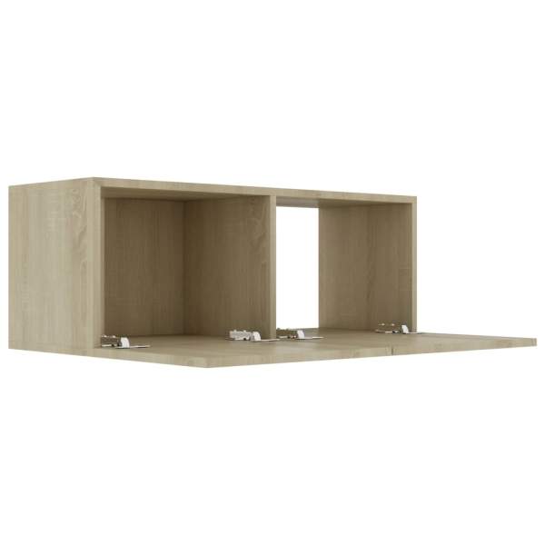  TV-Schrank Sonoma-Eiche 80x30x30 cm Holzwerkstoff