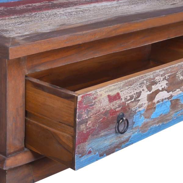  Couchtisch 80x50x40 cm Teak Altholz