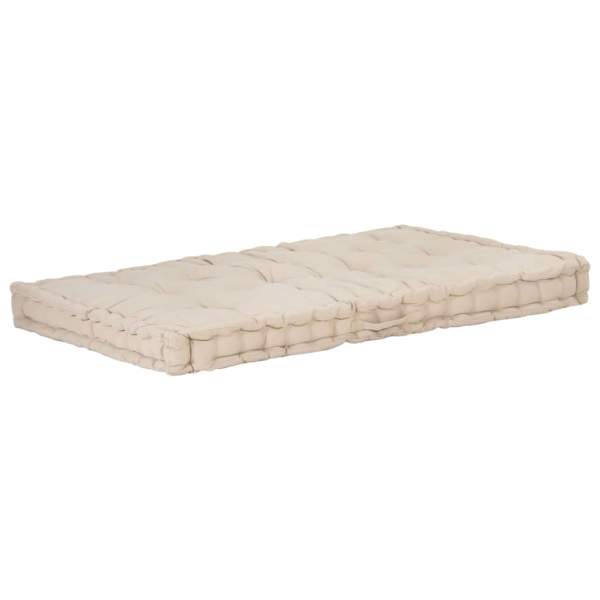  Palettenauflagen 2 Stk. Baumwolle Beige