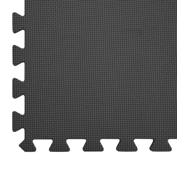  Bodenmatten 6 Stk. 2,16 m² EVA-Schaumstoff Schwarz