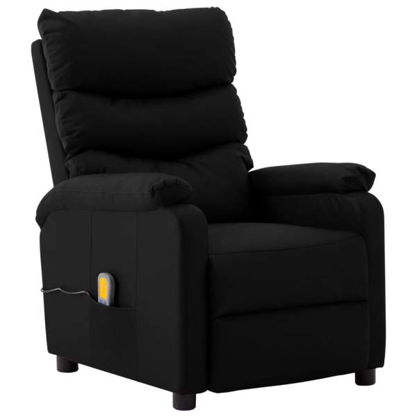 Massagesessel Schwarz Kunstleder Massagesessel Schwarz Kunstleder
